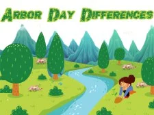 Arbor Day Differences game background
