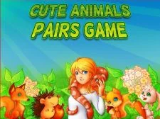 Cute Animals Pairs Game game background