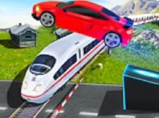 Marvelous Highway Car Stunt Ramp Car Stunt Race game background