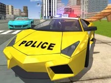 Police Drift Car game background