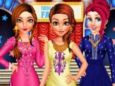 Princess Indian Gala Fashion game background