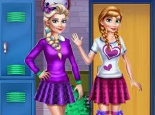 Princesses College Looks game background