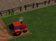 Puzzle Tractor Farm game background