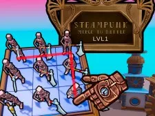Steampunk Merge To Battle game background