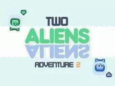 Two Aliens Adventure 2 game background