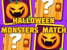 Halloween Monsters Match