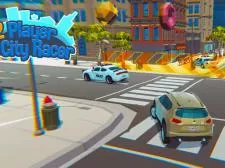 2 Player 3D City Racer game background