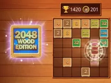 2048 Wooden Edition game background