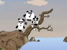 3 Pandas 2. Night game background