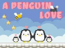 A Penguin Love game background