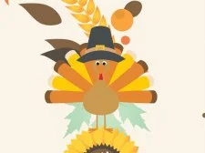 A Thanksgiving Match 3 game background