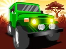 Africa Jeep Race game background