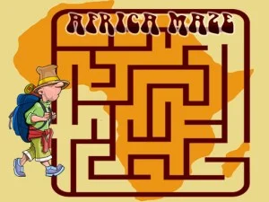 Africa Maze game background