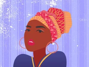 African Princess Jigsaw game background