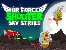 Air Force Shooter Sky Strike game background