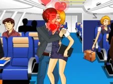 Air Hostess Kissing game background