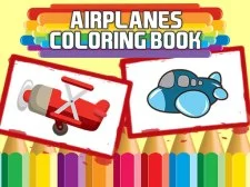 Airplanes Coloring Book game background