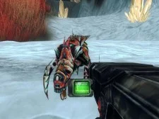 Alien Planet 3D Shooter game background