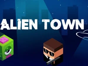 Alien Town game background
