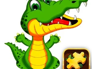 Aligator Puzzle game background