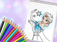 Amazing Princess Coloring Book game background