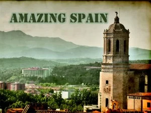 Amazing Spain Puzzle game background