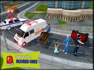 Ambulance Rescue Games 2019 game background