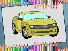 American Cars Coloring Book game background