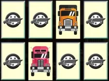 American Trucks Memory game background