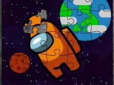 Among Space Jigsaw game background