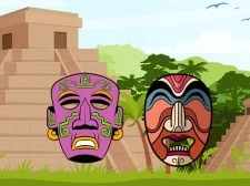 Ancient Aztec Coloring game background