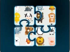 Animal Puzzle Kids Games game background