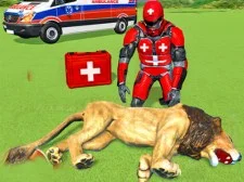 Animal Rescue Robot Hero game background
