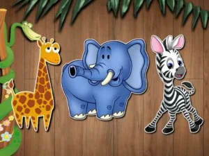 Animal Shapes game background