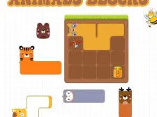 Animals Blocks game background