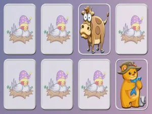 Animals Memory Game game background