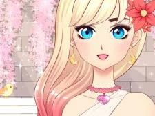 Anime Girls Fashion Makeup Dress up game background