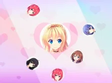 Anime Love Balls Girls game background