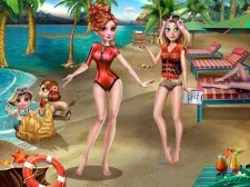 Annie Summer Party game background