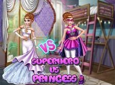 Annie Superhero Vs Princess game background