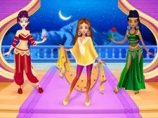 Arabian Princess Dress Up Game game background