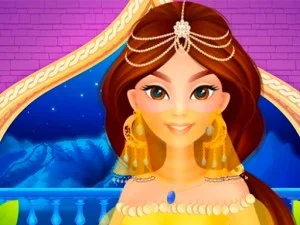 Arabian Princess Dress Up game background