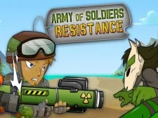 Army of Soldiers Resistance game background