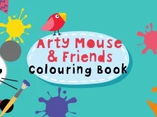 Arty Mouse Coloring Book game background