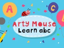Arty Mouse Learn ABC game background