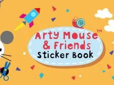 Arty Mouse Sticker Book game background