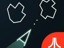 Atari Asteroids game background
