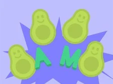 Avocado mother game background