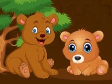 Baby Bear Jigsaw game background