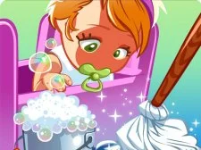 Baby Cleaning game background